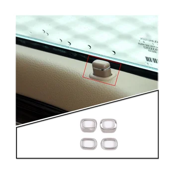 Крышка замка безопасности двери автомобиля, Декоративная наклейка, отделка для Mercedes Benz S Class W221 2006-2013 Аксессуары для интерьера